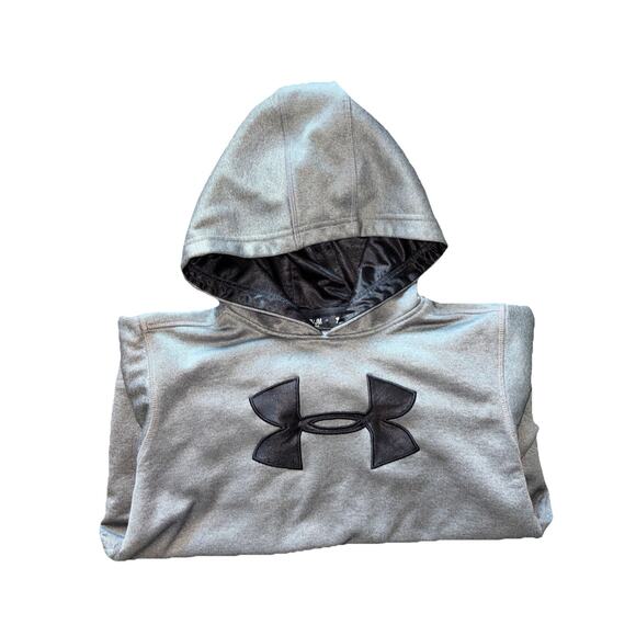 Under Armour Loose Boys Gray Athletic Hoodie Size Youth Medium - Picture 7 of 7